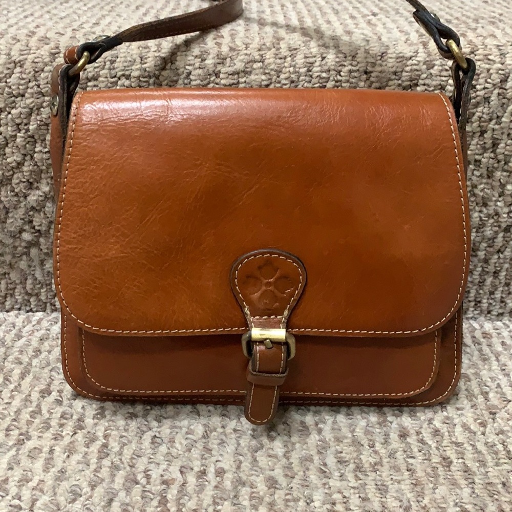Patricia Nash crossbody brown leather purse